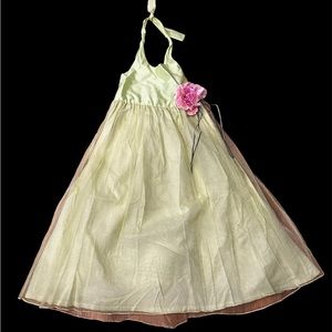 Little Girls Formal Holiday Party Dress or Cinderella Play Dress.